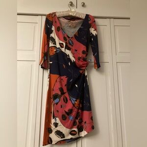 DVF faux wrap dress